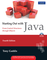 Starting Out with Java:  From Control Structures through Objects,  4/e