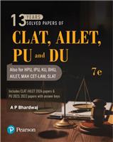 13 Years' Solved Papers of CLAT, AILET, PU and DU