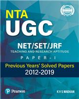 NTA UGC  NET/SET/ JRF – Teaching and Research Aptitude, Paper I:  Previous Year’s Solved Papers,  1/e