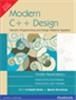 Modern C++ Design:  Generic Programming and Design Patterns Applied,  1/e